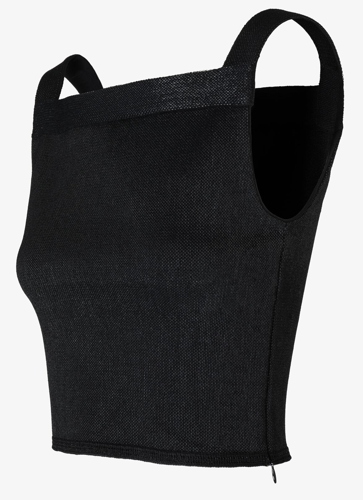 TOP SANS MANCHES RAFIA NOIR ALAÏA NOIR  TOP SANS MANCHES RAFIA NOIR